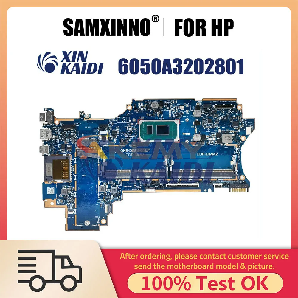 Computer Motherboard For HP X360 14-DW M21492-601 M21493-601 6050A3202801 Laptop Mainboard CPU I3 I5 I7 11th Gen