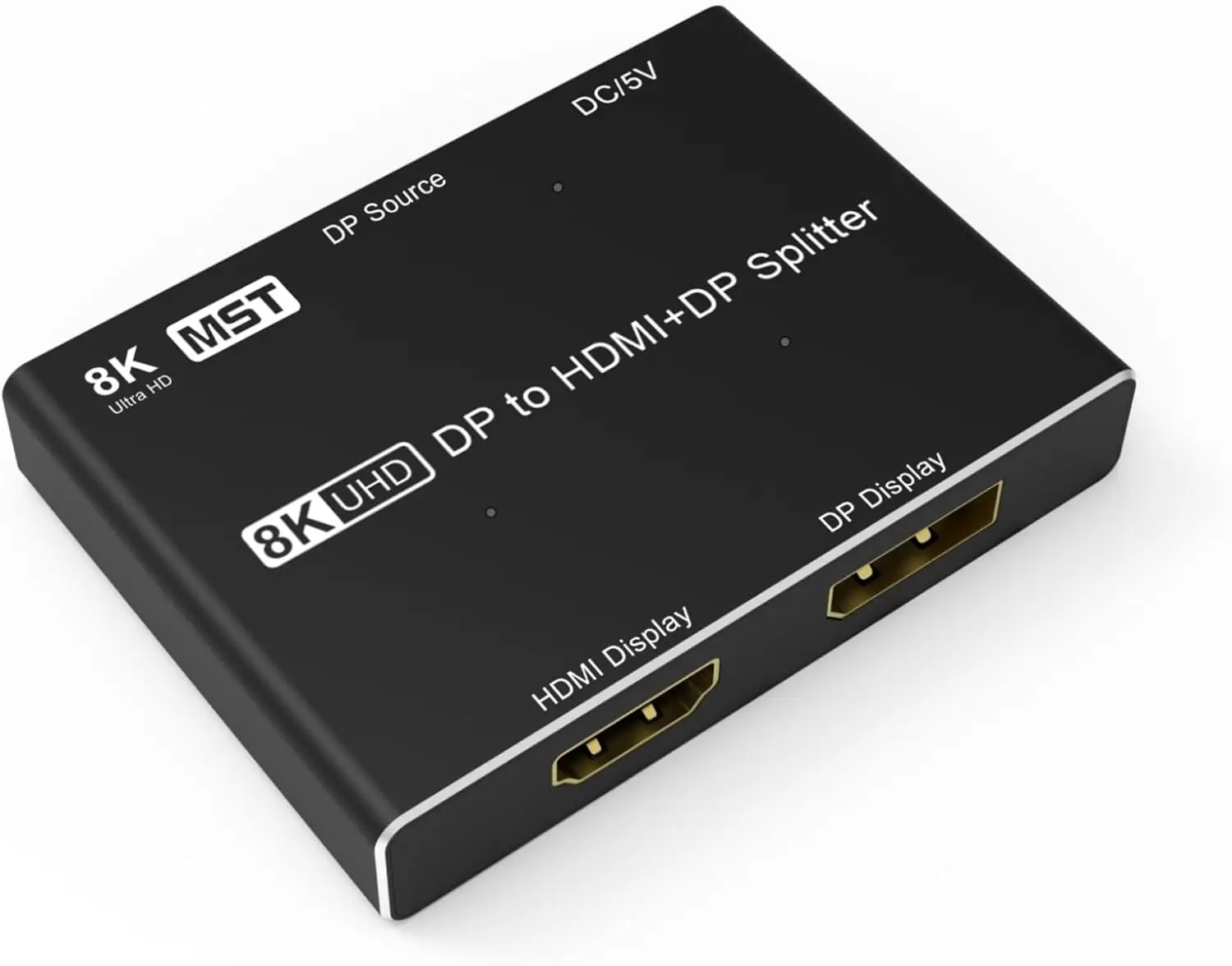 

Displayport Splitter 1 in 2 Out DP to HDMI&DP Splitter HDMI Displayport Switch 1 in 2 Out Extended Display Video Switcher Adapte