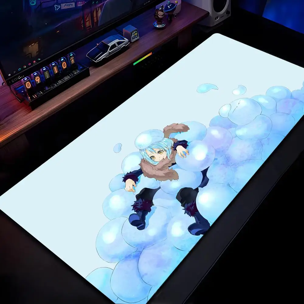 That Time I Got Reincarnated As A Slime Mouse Pad Mousepad HD Printing Computer Gamers Locking Edge Non-slip Mouse Pad XXL90x40c