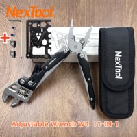 NexTool W4 11-in-1 Adjustable Wrench Multi-Tool Wrench Folding Knife Hand Tools Screwdriver Felling Saw Function Tools