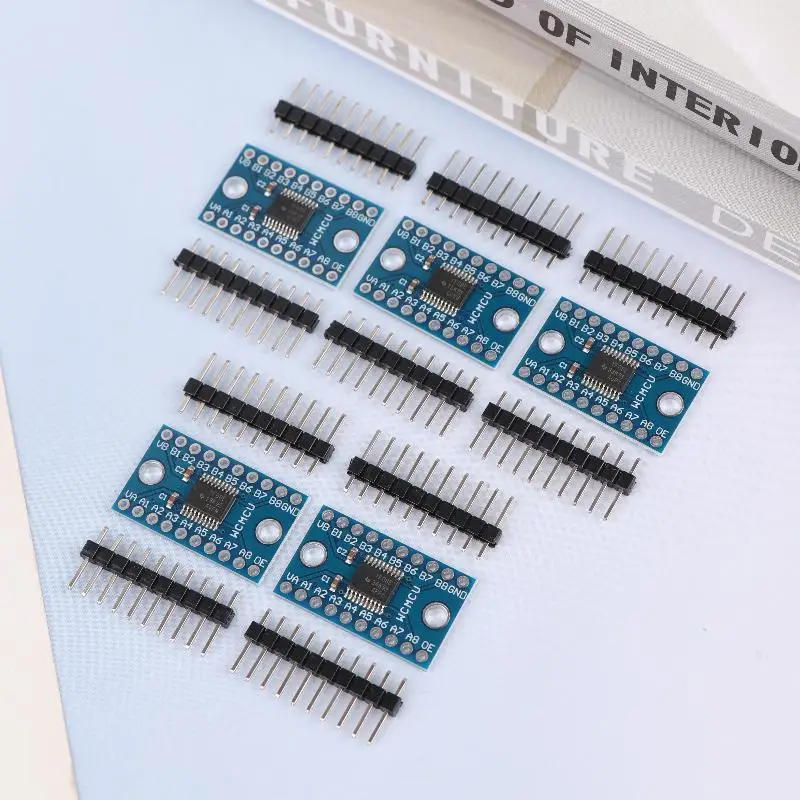 

Full Duplex TXS0108E Logic Level Conversion Module, 8 Channels, Bi-Directional High-Speed 1/3/5 Pack