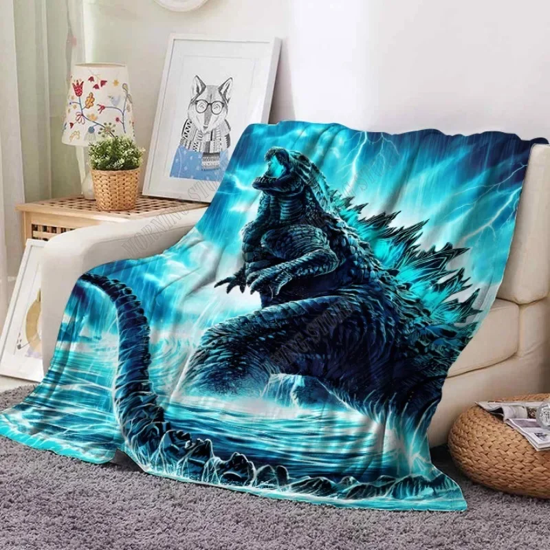 Blanket Anime Flannel Throw Blankets Cartoon 3D Printing Carpet Bedroom Winter Rugs Kids Birthday Gifts Home Decoration