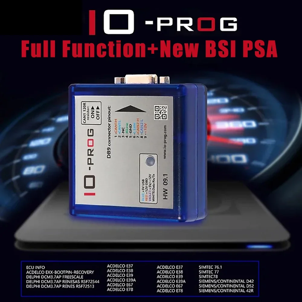

2025 IO PROG Full Version PSA io Terminal Original IOPROG New License Added for Ford IO PROG Reading ECU Programmer for GM Opel