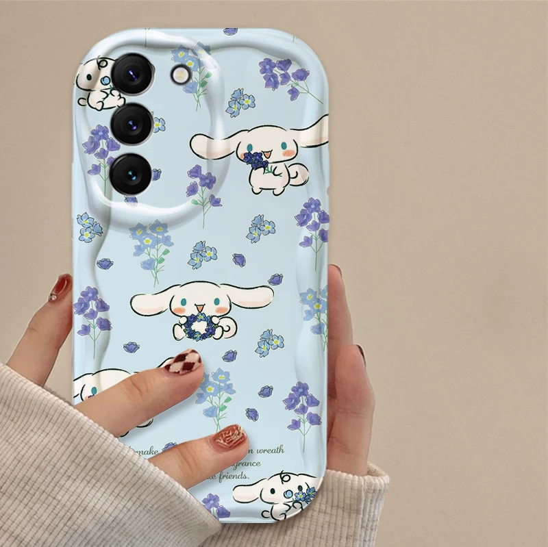 Funda Sanrio Hello Kitty para Samsung Galaxy S25 S24 S23 S22 S21 Ultra Plus S20 FE A73 A72 A71 A56 A55 A54 5G A52 A51 4G