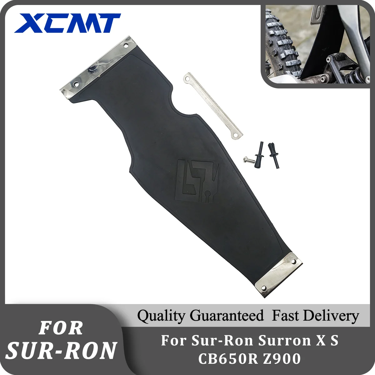 Motorcycle Mudguard Rubber Rear Shock Absorption Mud About Sur Ron Splash Dirt Bike For Sur-Ron Surron X S CB650R Z900