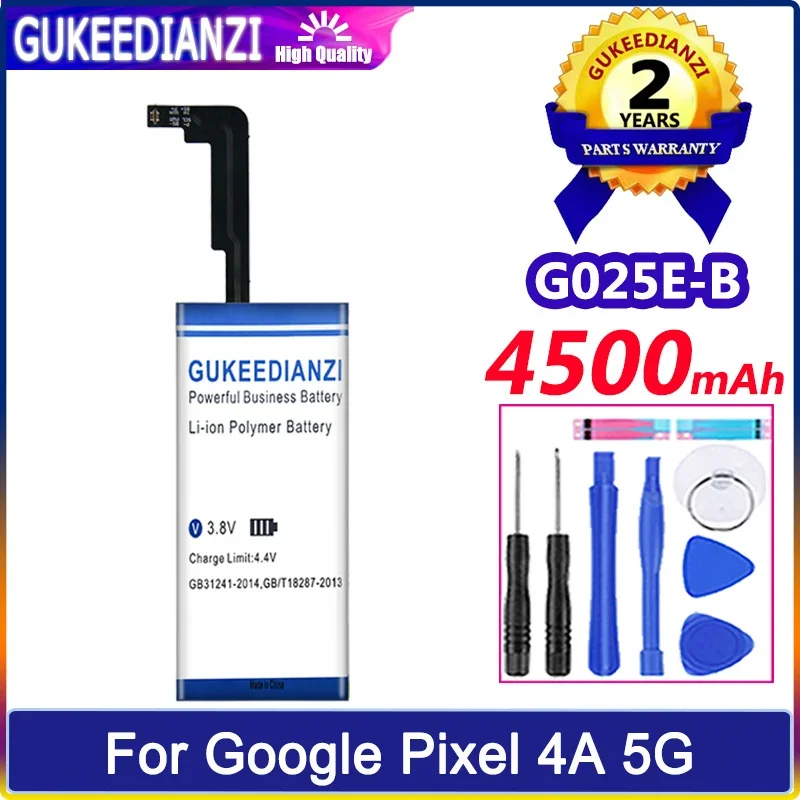 

Аккумулятор GUKEEDIANZI G025E-B G025EB 4500mAh для HTC Google Pixel 4A 5G Batteria