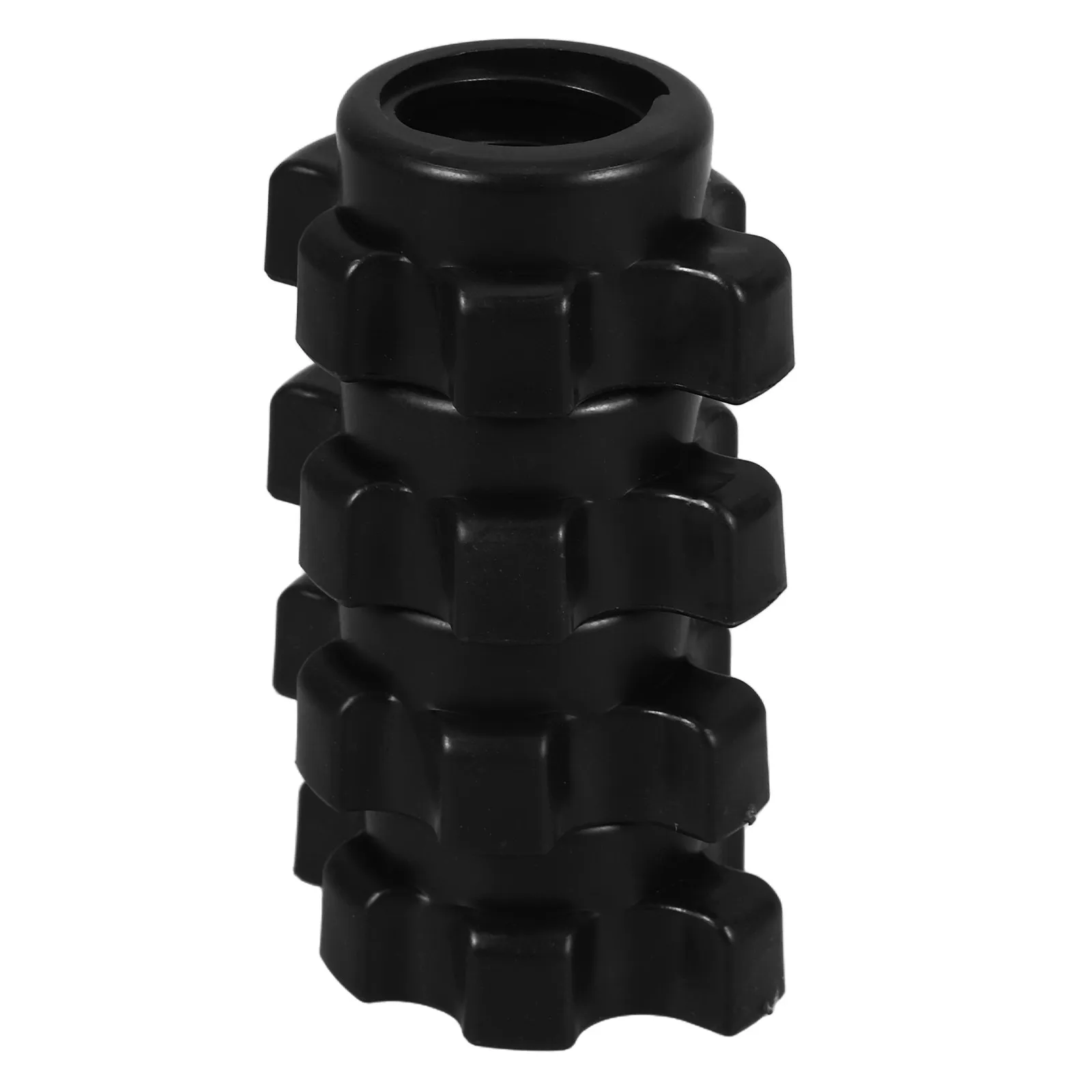 4Pcs Barbell Nut Dumbbell Locking Screw Plastic Fixing Collar for Weights End Cap Fitness Gear Replacement Parts Sturdy Reliable
