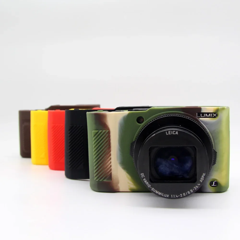 パナソニックlx10lx15用ソフトシリコンラバーケース、ボディプロテクションバッグ