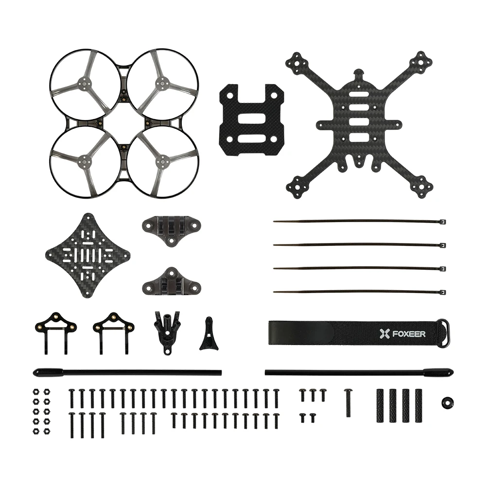 

Foxeer Foxwhoop 35 небьющаяся рамка для Vista/HDzero/аналоговый VTX 3,5 дюймов Фристайл Whoop FPV гоночный Дрон