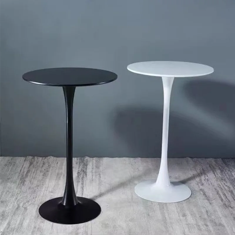 طاولة القهوة المنزلية البسيطة التفاوض طاولة مستديرة صغيرة، طاولة القهوة بجانب السرير غرفة المعيشة الاستقبال طاولة مستديرة صغيرة #4