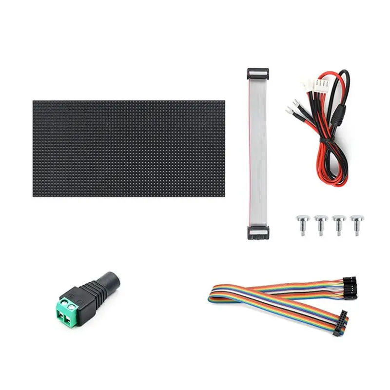 【SURPISE】P4 LED Screen Panel Module 1/16 Scan Full Color P4 LED Matrix Display 256X128mm 64X32 Pixels