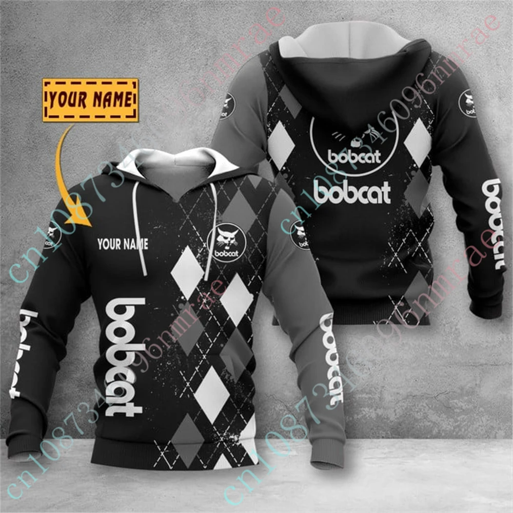 

Bobcat Zip Hoodies Casual 3D Printing Sweatshirt Anime Hoodies For Men Women Harajuku Pullover Top Unisex Clothing Custom Logo