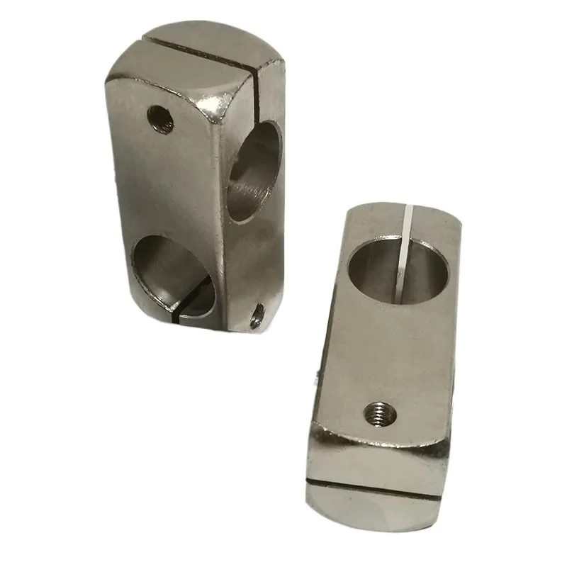 Stainless Steel Cross Connector Optical Axis Connector Block, Locking and Fixing Vertical Fixing Clamp