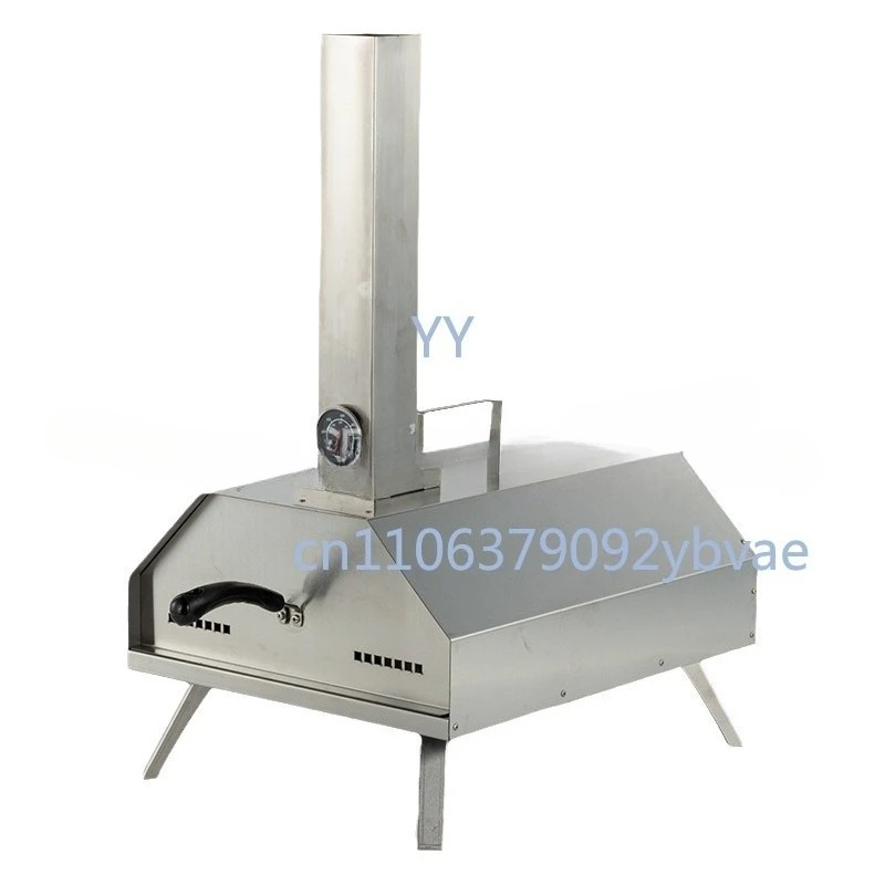 Outdoor 13 inch pizza oven Stainless steel PIZZA oven Camping BBQ firewood pizza grill