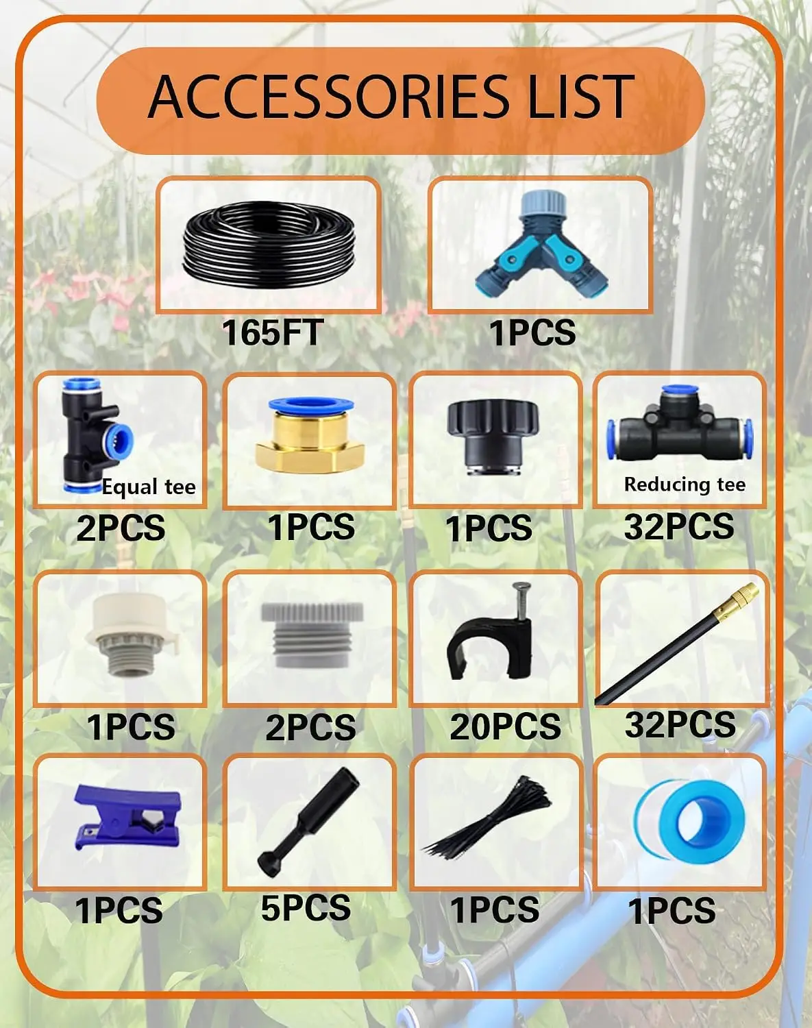 360° Adjustable Garden Sprinkler System, Easy Connect & Customizable Water Flow for Potted Plants