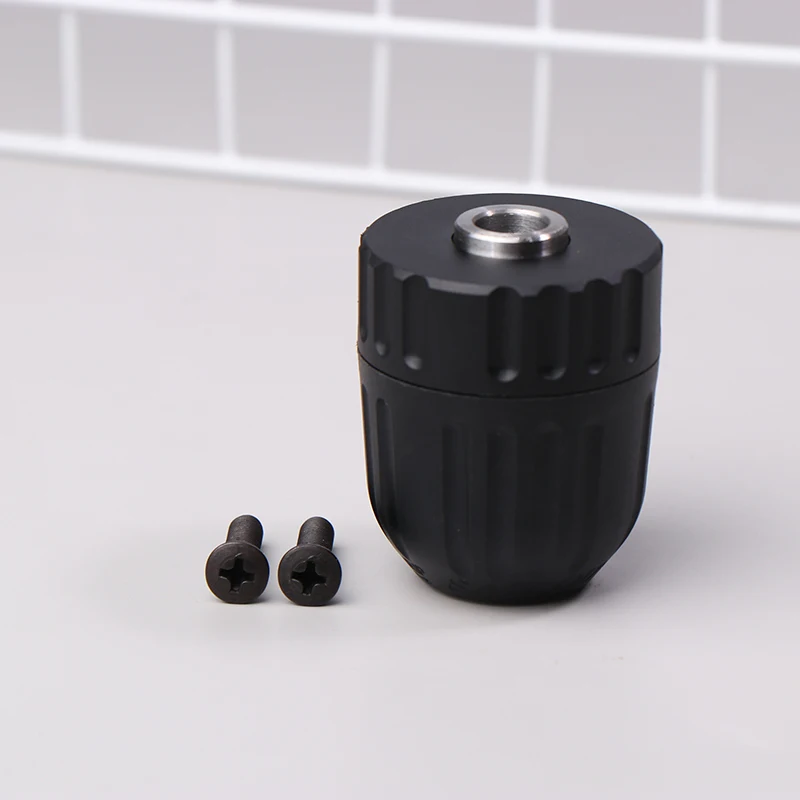 Mandrino per trapano senza chiave da 0.8-10mm adattatore per mandrino per trapano con gambo esagonale da 1/4 di pollice strumento di conversione per avvitatore a percussione a connessione rapida