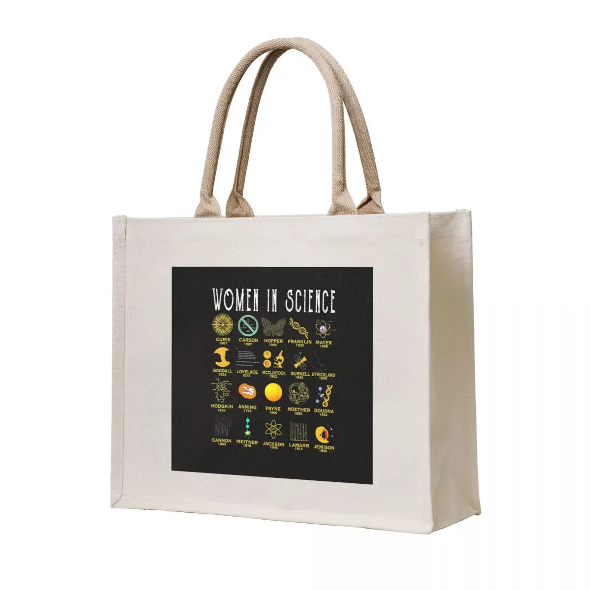 

Women in Science Great Science Tote Bag tote bags aesthetic large custom canvas canvas