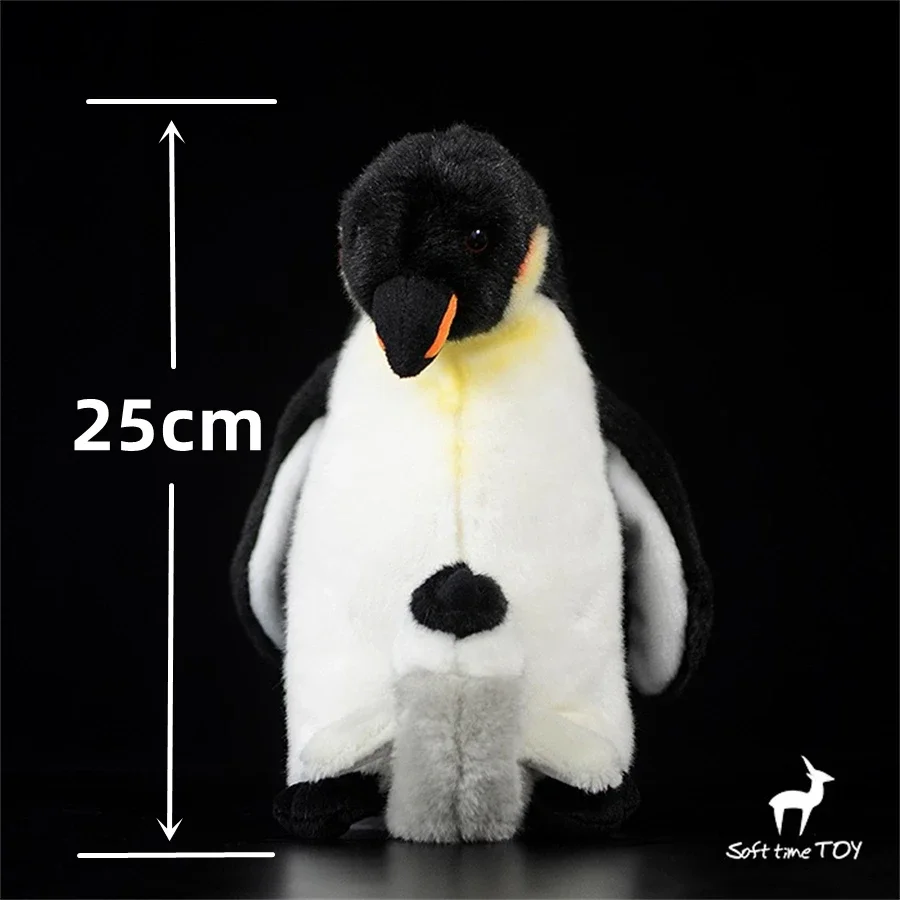 Emperor Penguin Plush Toy High Fidelity Penguin Family Plushie Penguin Peluche Lifelike Stuffed Animals Simulation Doll Toys Kid