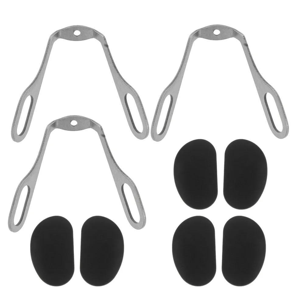 

3Pcs Eyeglasses Nose Bridge Support Pads Integrated Screw in Replacement Nose Pads for Glasses Prevent Slippage Comfortable Wear