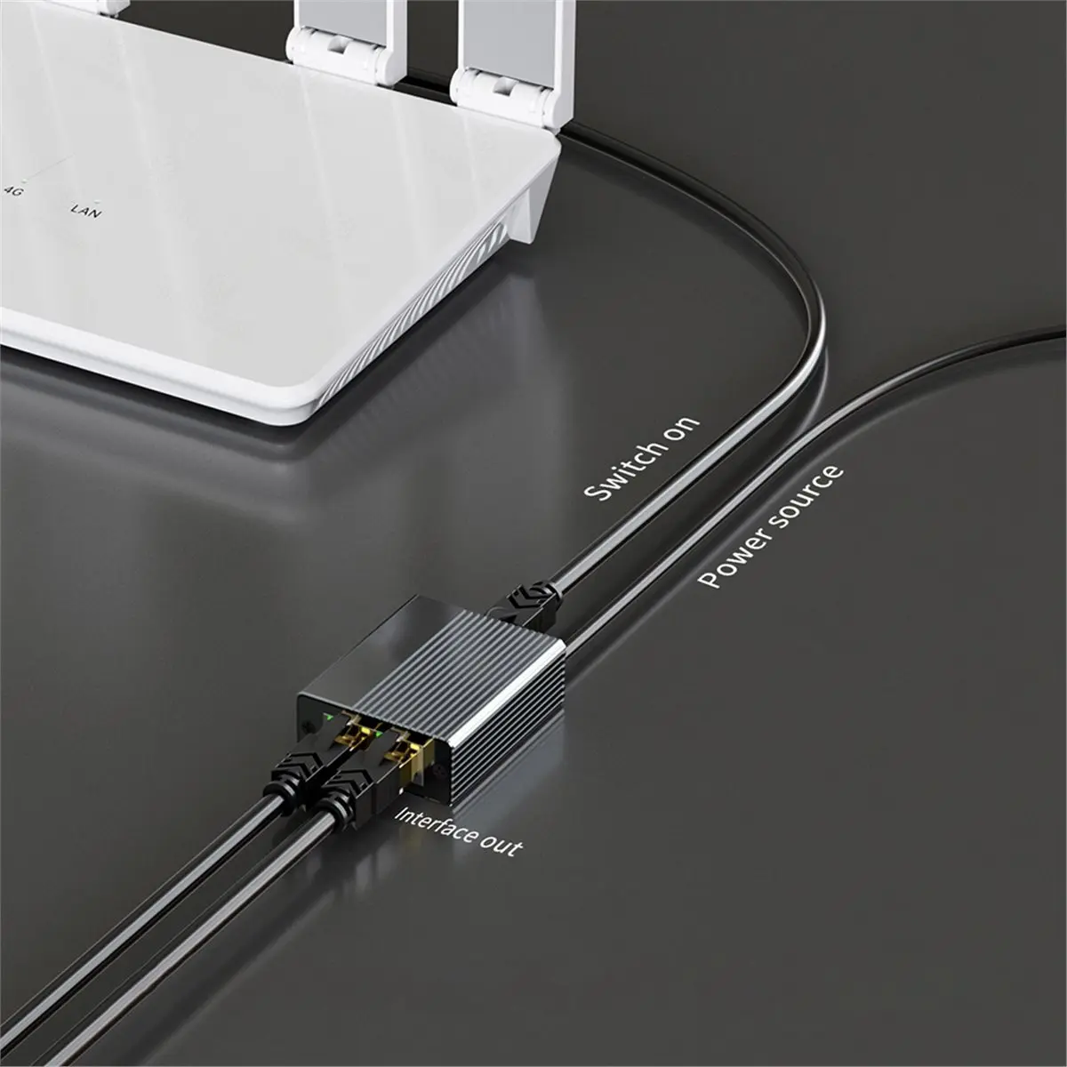 A85P Gigabit Ethernet Switch Rj45 Splitter LAN Gigabit Extension Adapter 1000Mbps Connector 1 to 3 for PC Laptop TVBox Router