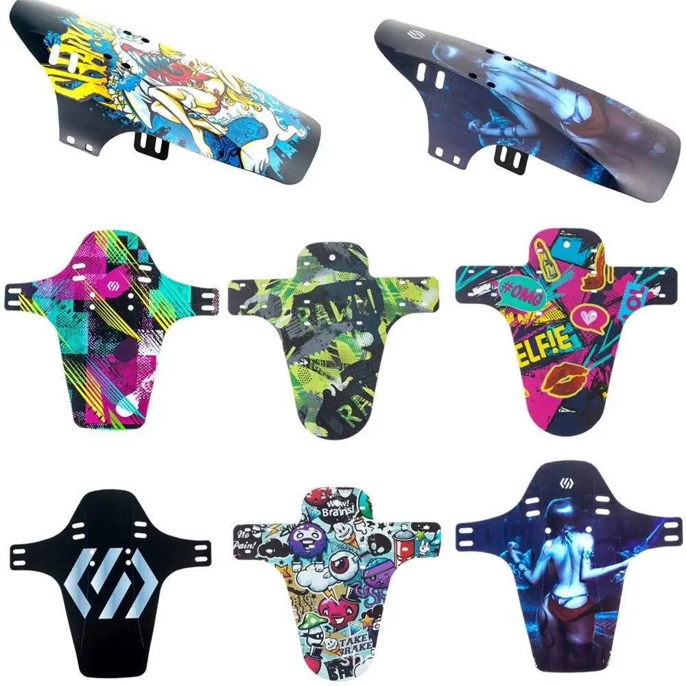 Multicolor Bike Mudguard Sports Waterproof PP Ride Fender Mud Guard Bicycle Accessories