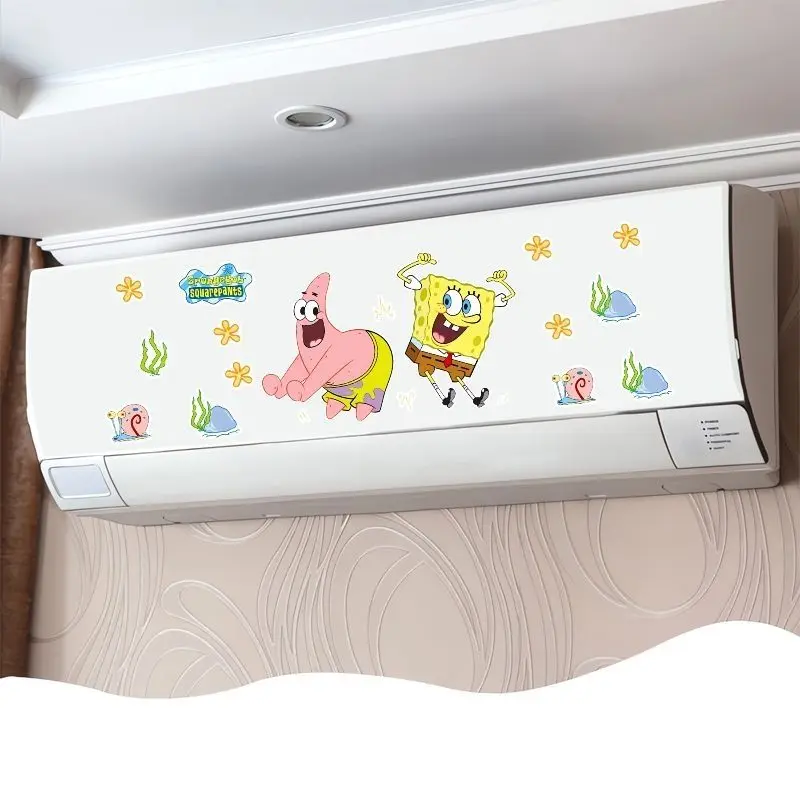 SpongeBob SquarePants cartoon stickers air conditioner washing machine bathroom toilet lid decoration stickers wholesale