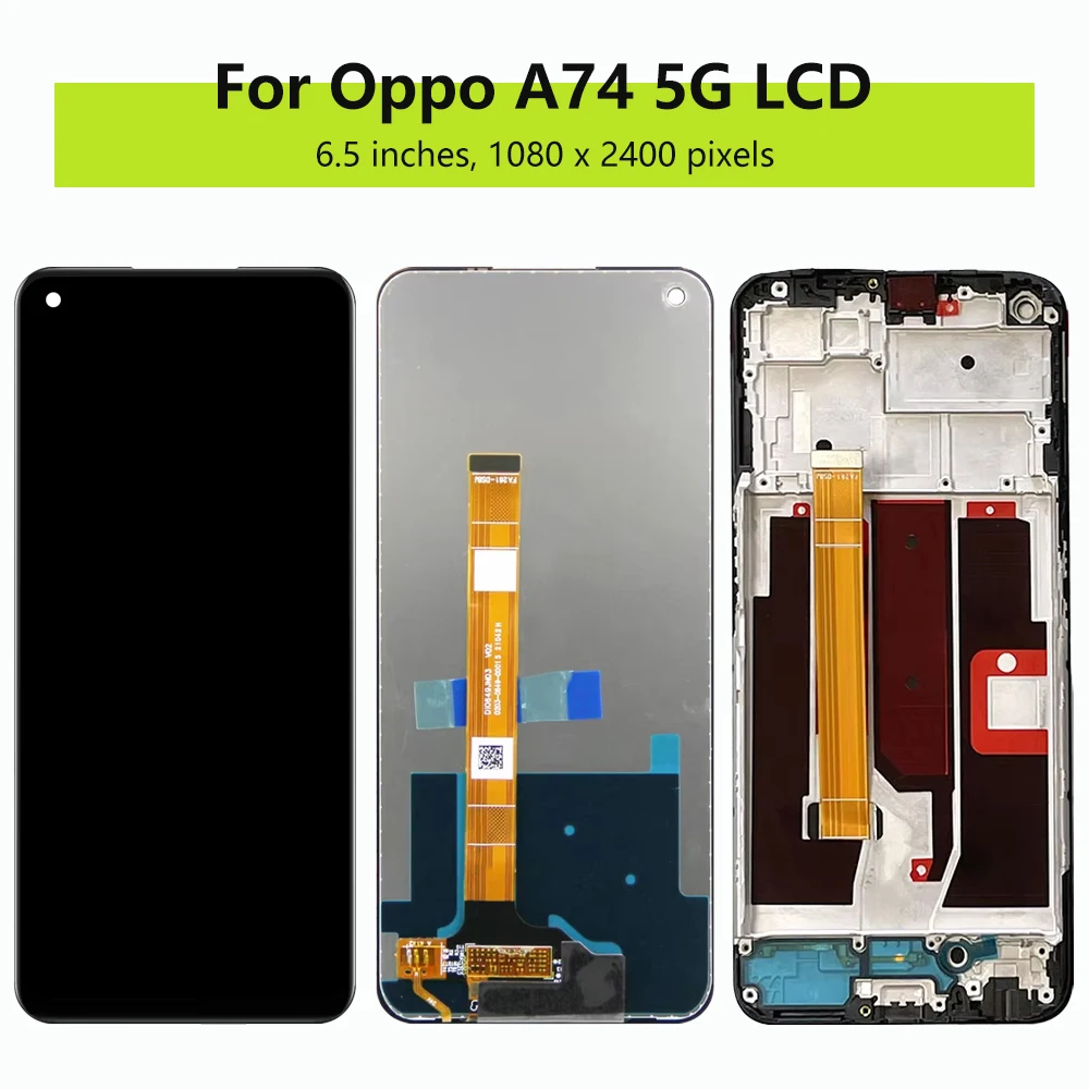 6.5\'\' Screen For OPPO A74 5G CPH2197 CPH2263 LCD Display Touch Screen Digitizer Assembly Replacement For OPPO A74 5G LCD