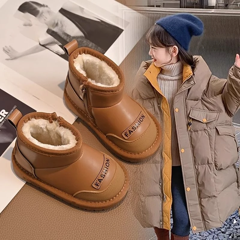 

Girls Snow Boots 2026 New Arrival Thick Warm Winter Boots for Baby Toddler Kids Waterproof Anti Slip Outdoor Shoes Autumn Winter