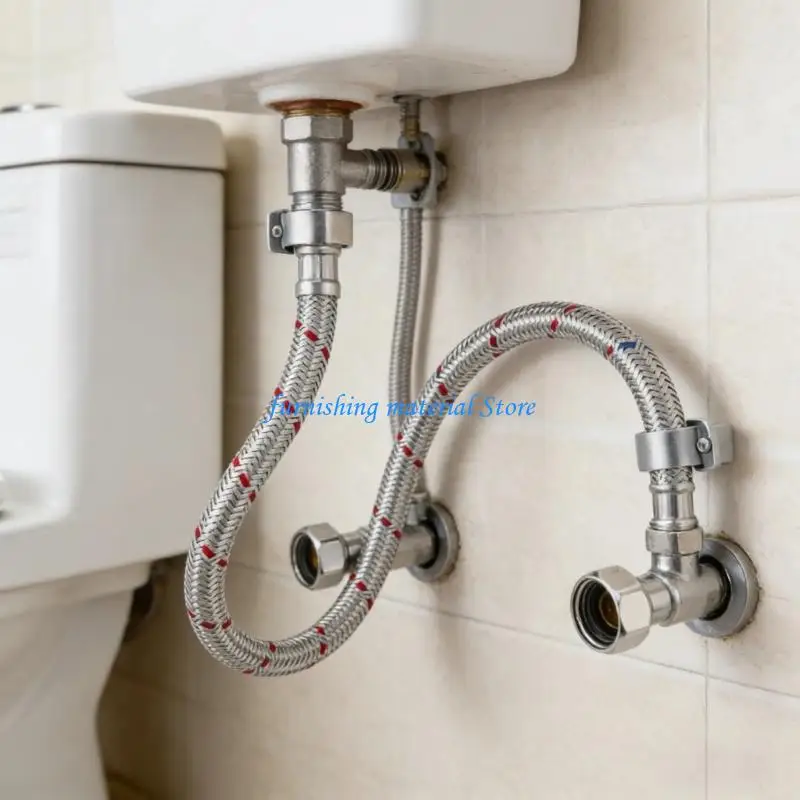 Y5GD Stainless Steel Braided Hose Extension Tube with Corrosions Resistance for Flexible Water Connection