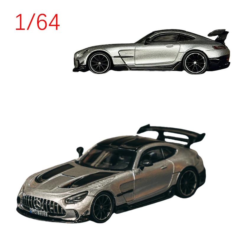 

Diecast 1/64 Scale TW Model Car Benz AMG GT Black Series Benz Alloy Car Model Benz Play Vehicles Toys for Boys Original Box