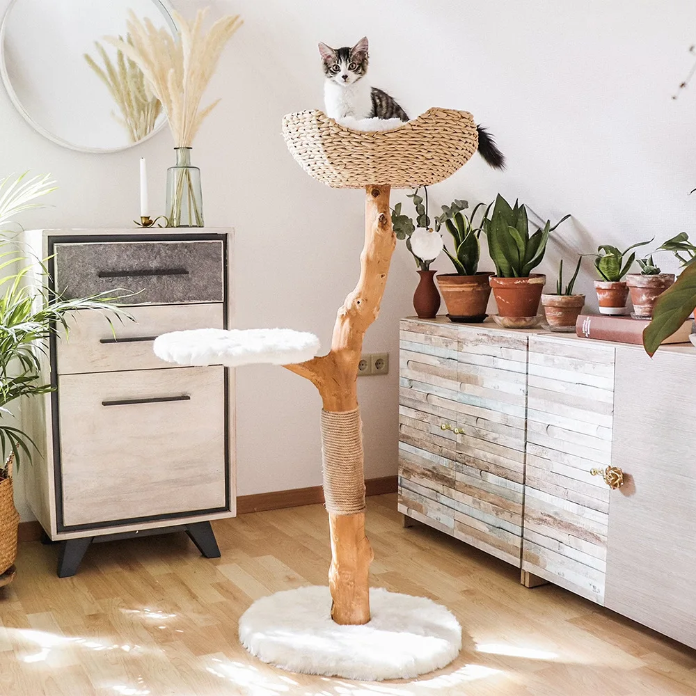 Cat Tree Cat Climbing Tower Large Pet Cat Toys Fashion Stylish Cute Sturdy Scratcher