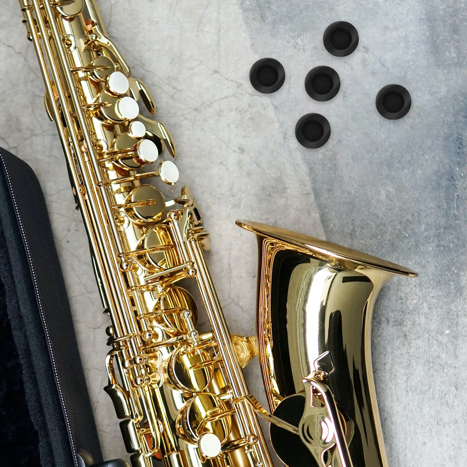 

5pcs Plastic Saxophone Button Thumb Rest Cushion For Alto Saxophone Repair Hand Instruments Accessory Durable Comfortable Grip