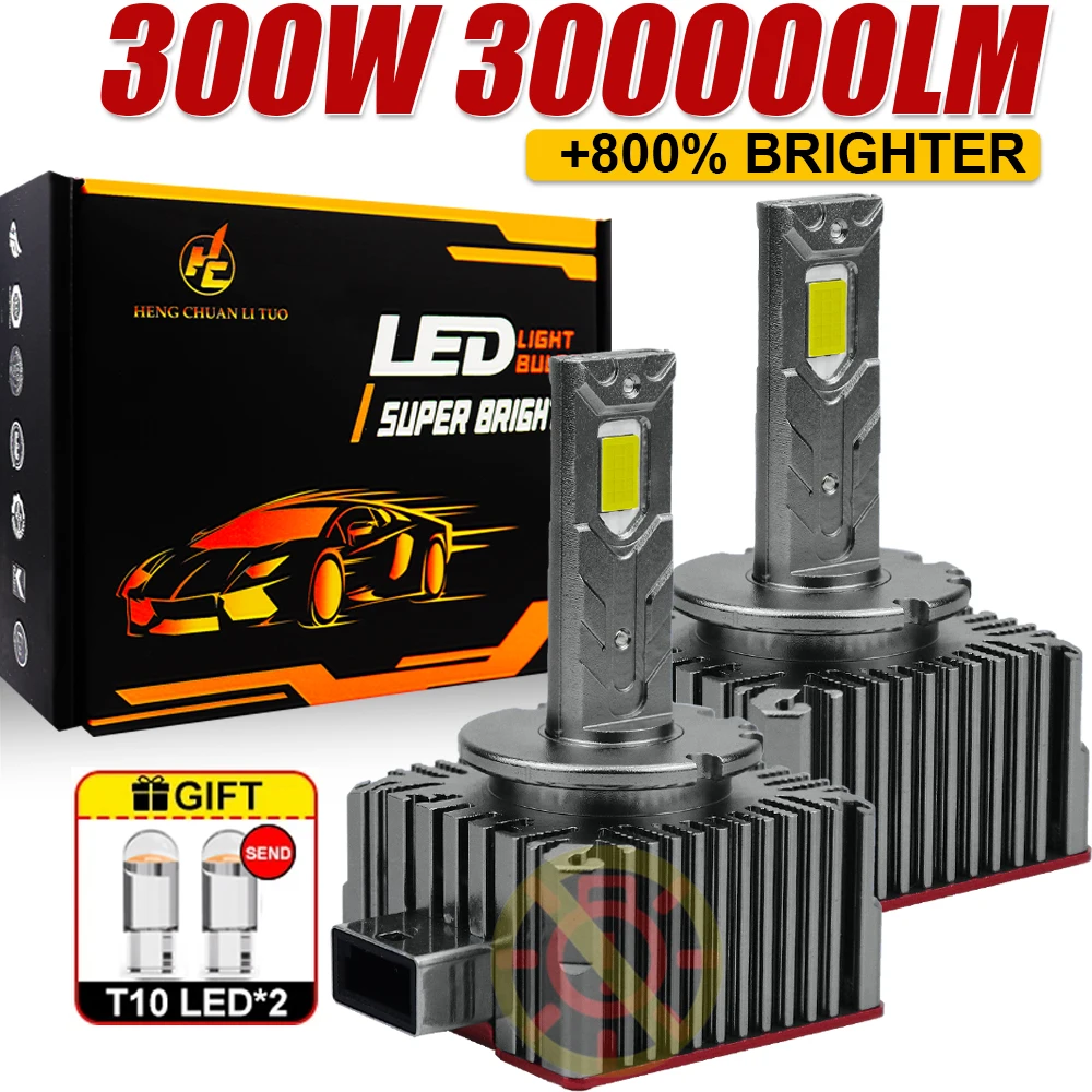 

D3S LED D1S Автомобильные фары Canbus для балласта D2S D4S D8S Led HID D1R D2R D3R D4R D8R Лампа Plug & Play Автомобильный свет 300 Вт 300000LM