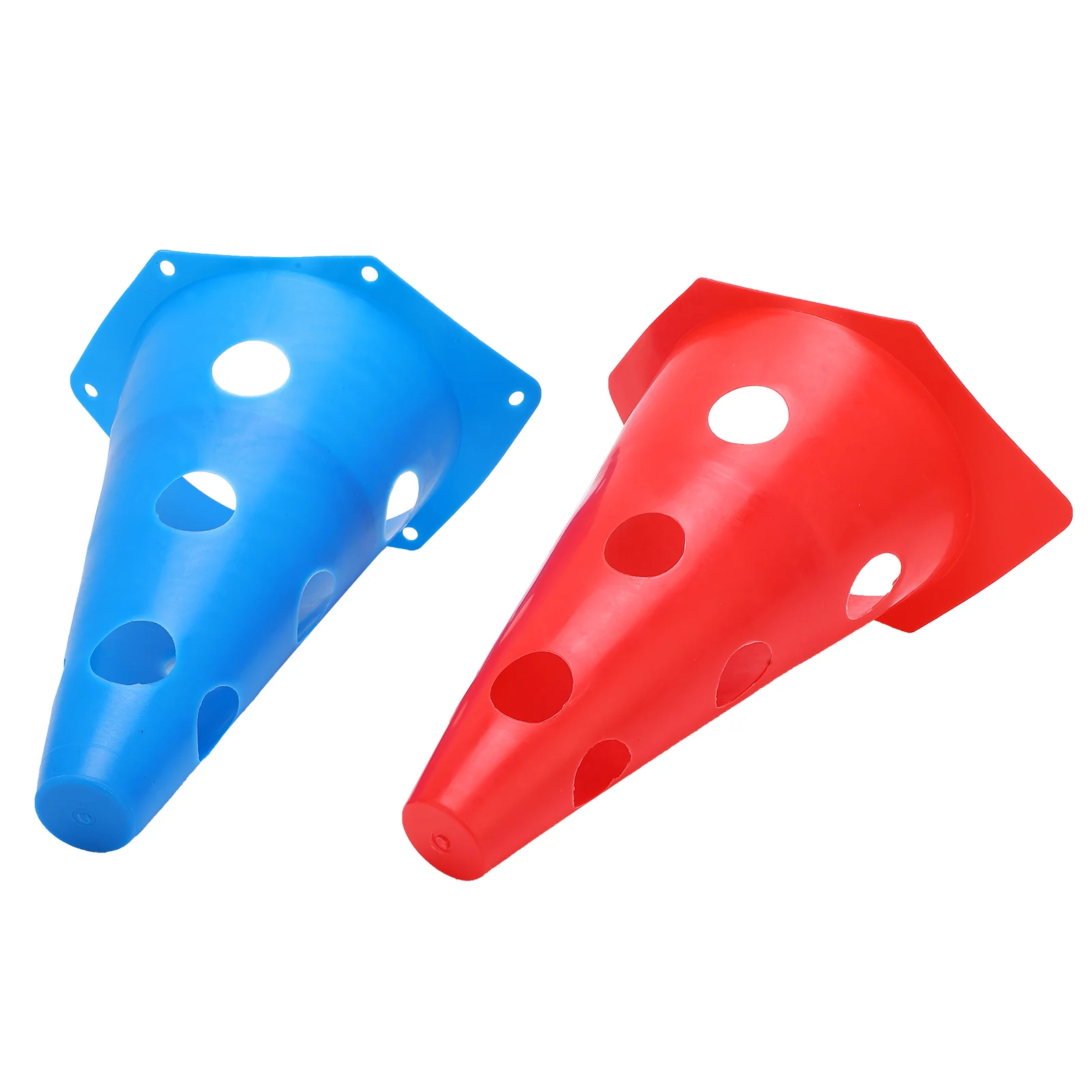 Kerucut Latihan Sepak Bola 23CM/9.1IN Multiwarna Portabel Tahan Lama Warna Cerah Berkualitas Tinggi Penanda Skating Kerucut Latihan Bola Basket