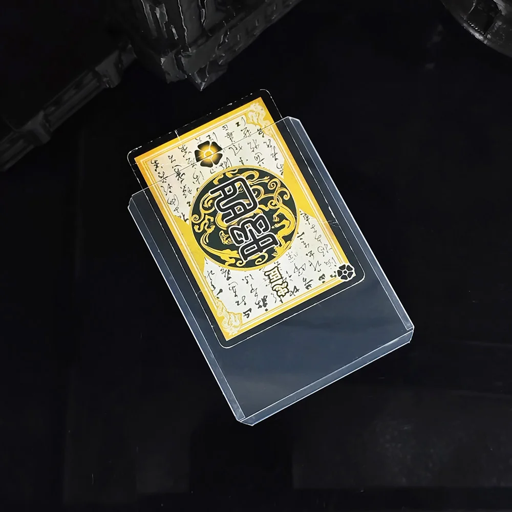 25 قطعة/صندوق 35Pt محمل علوي مجموعة حامل حماية بطاقة الأعمال 3X4 بوصة لحامل البطاقة الصلبة الهزلية الشفافة #5