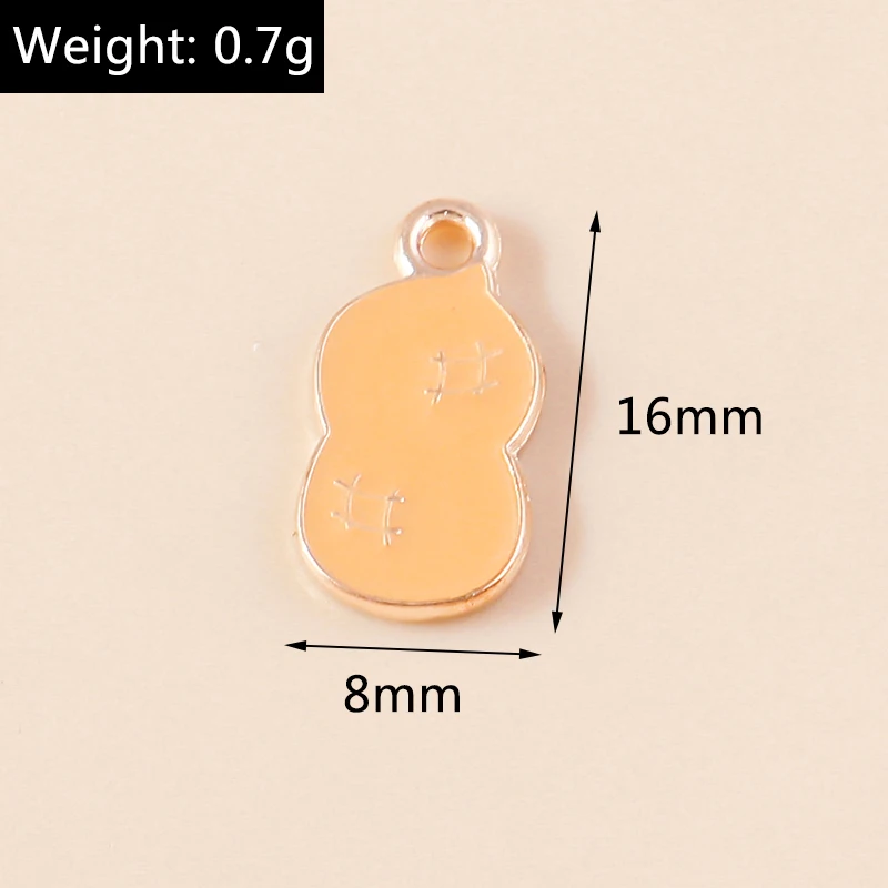 Leslie 10 Stück niedliche Herbst-Anhänger zum Erntedankfest, Ahornblatt, Pilz, Apfel, Kürbis, Anhänger für Armbänder, Halsketten, Schmuckherstellung – Detail 22
