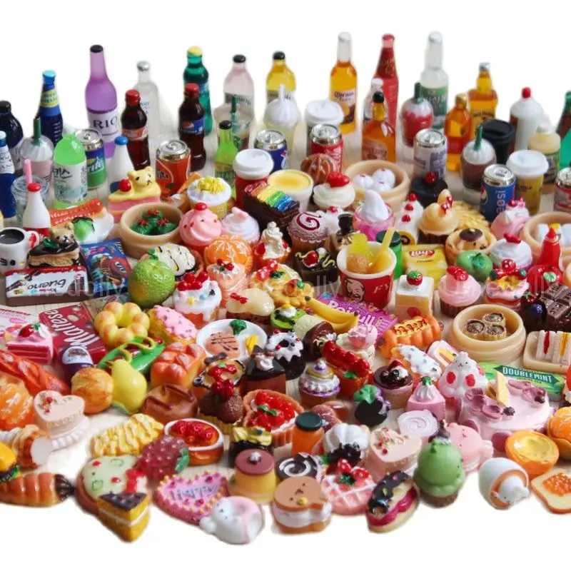 Casa de muñecas en miniatura 1:6, comida, supermercado, Mini aperitivo, pastel de simulación, bebida de vino para muñeca Blyth BJD, accesorios de cocina, juguete