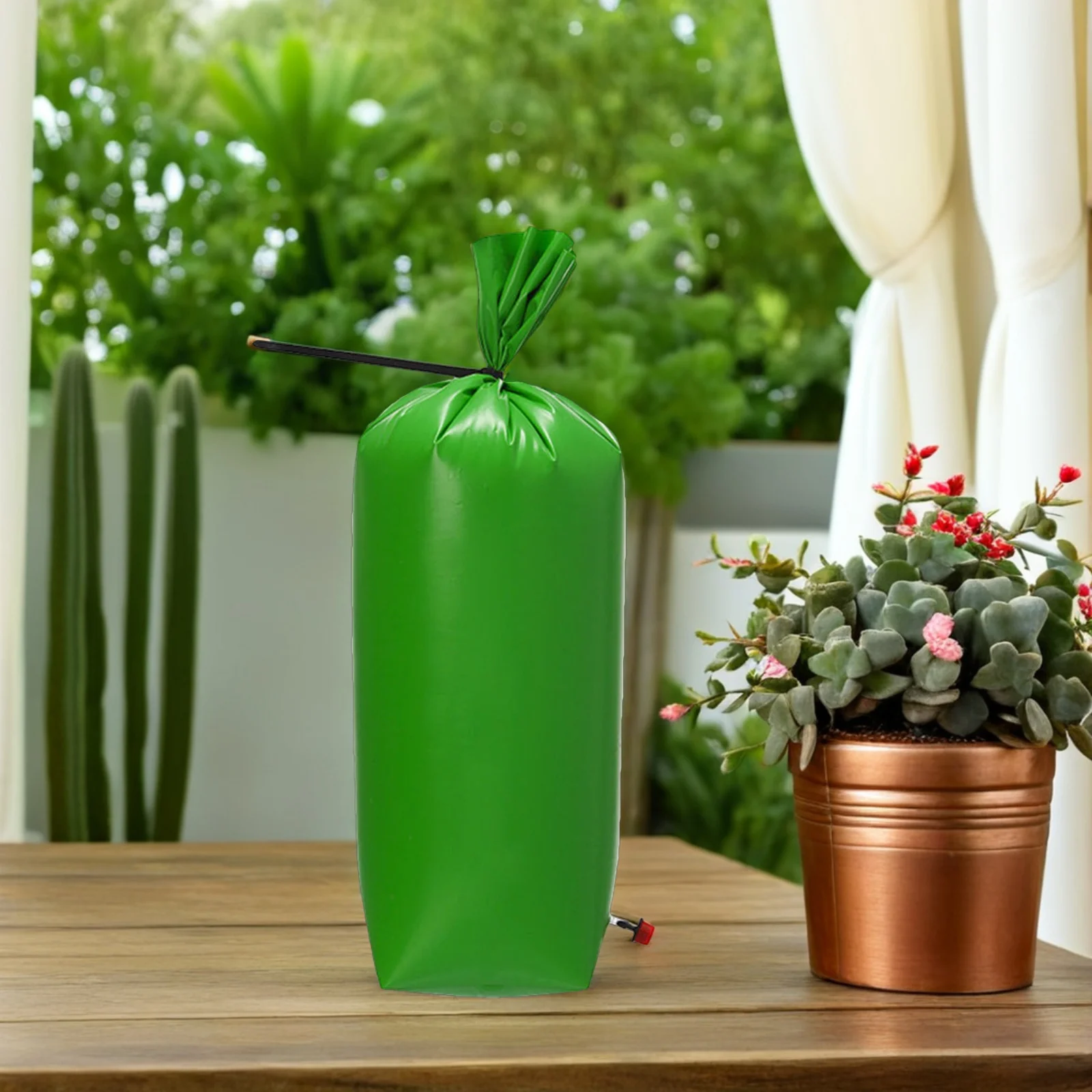 Worek do nawadniania drzew z wolno uwalnianym wodą, lekki, oszczędzający wodę, do nowych drzew, krzewów i roślin doniczkowych, przenośny.