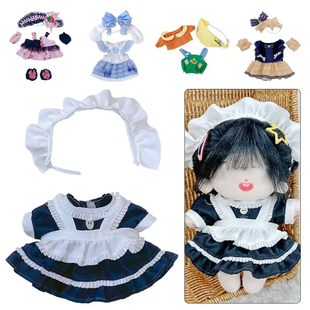 20cm Doll Clothes Maidservant Skirt Cute Toy Dressed Exquisite Set