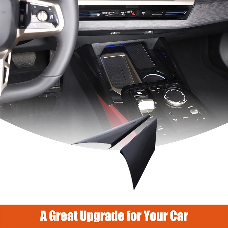 

Накладка на центральную консоль из карбона для BMW 5 серии G60 G68 I5 M60 (2024-2026) - аксессуар для автомобиля