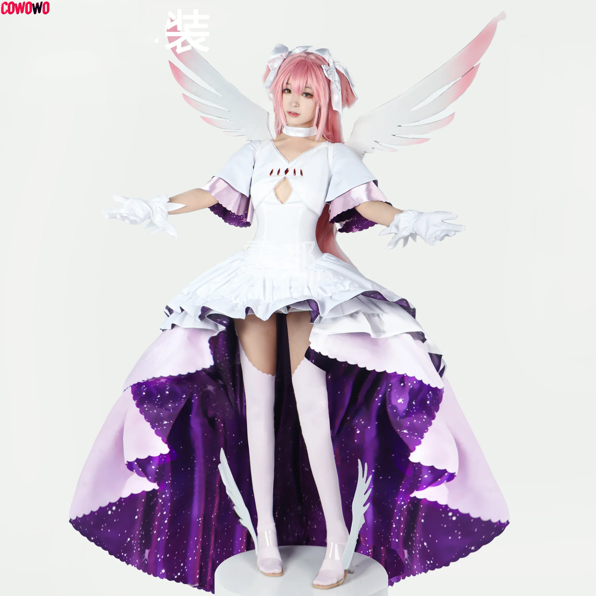 

COWOWO Anime Puella Magi Madoka Magica Kaname Madoka Gorgeous Dress Lovely Cosplay Costume Halloween Party Outfit XS-3XL