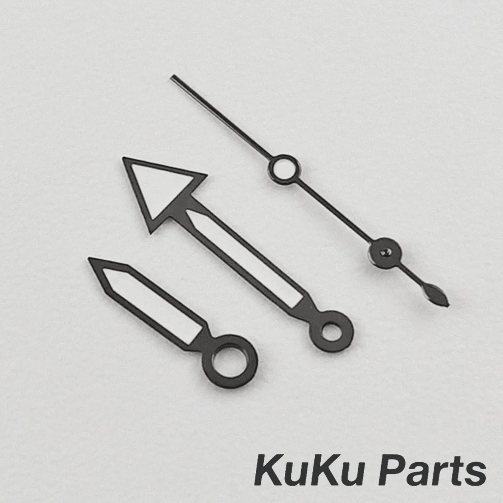 NH35 Arrow Shape Hands Silver Gun Gold Watch Hands Green Luminous Needle For NH34 NH35 NH36 NH38 NH70 Movement Watches Pointer