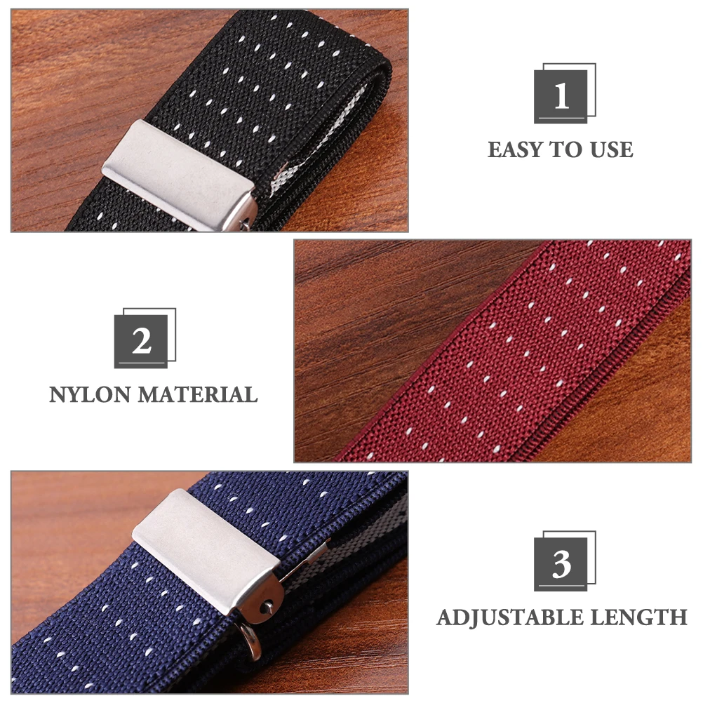 

3 Pairs Anti-slip Sleeve Cuffs Adjustable Shirt Bands Armband Stays Unisex Durable Garters for Men Women Arm Fixing Gifts