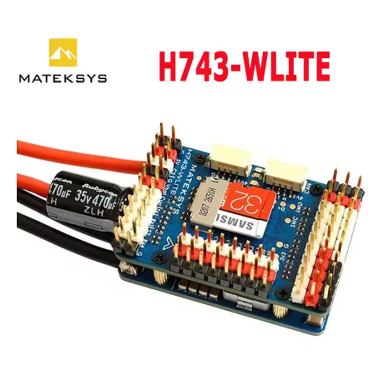 MATEK System H743-WLITE Flight Controller Built-in OSD Blackbox 2-6S LiPo 90A For FPV Fixed Wing Drone F765-WSE Upgrade