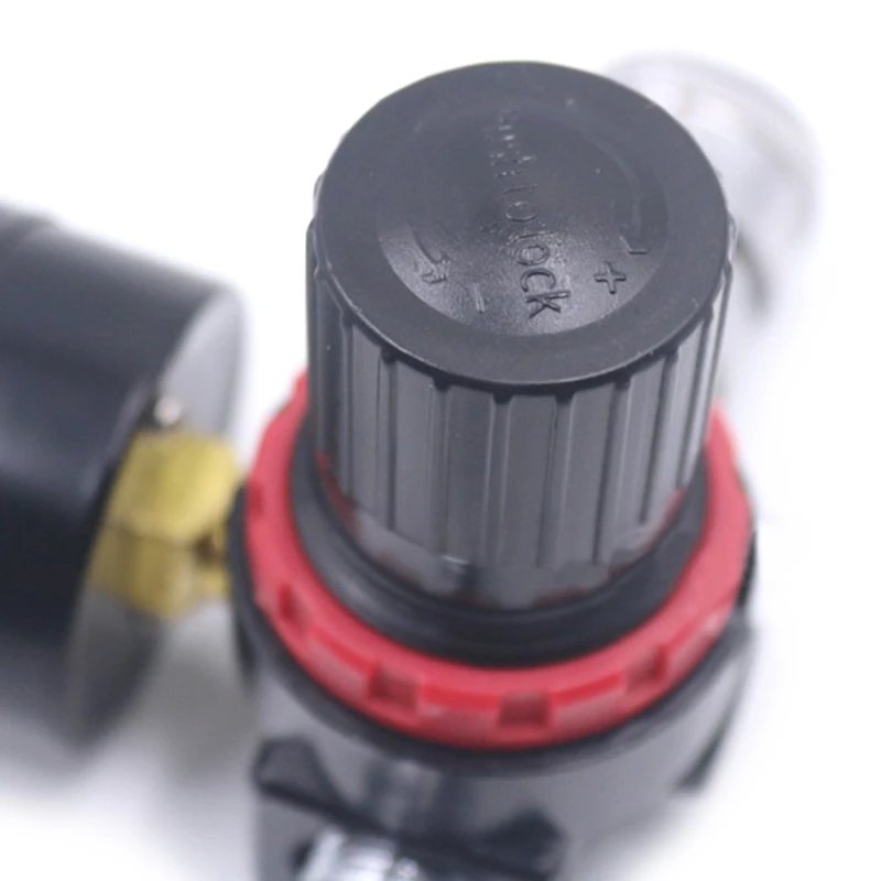 Air Pressure Regulator 1/4” Paint Guns Pressure Regulator Pressure Easy to Install and Maintain Pneumatic Tools