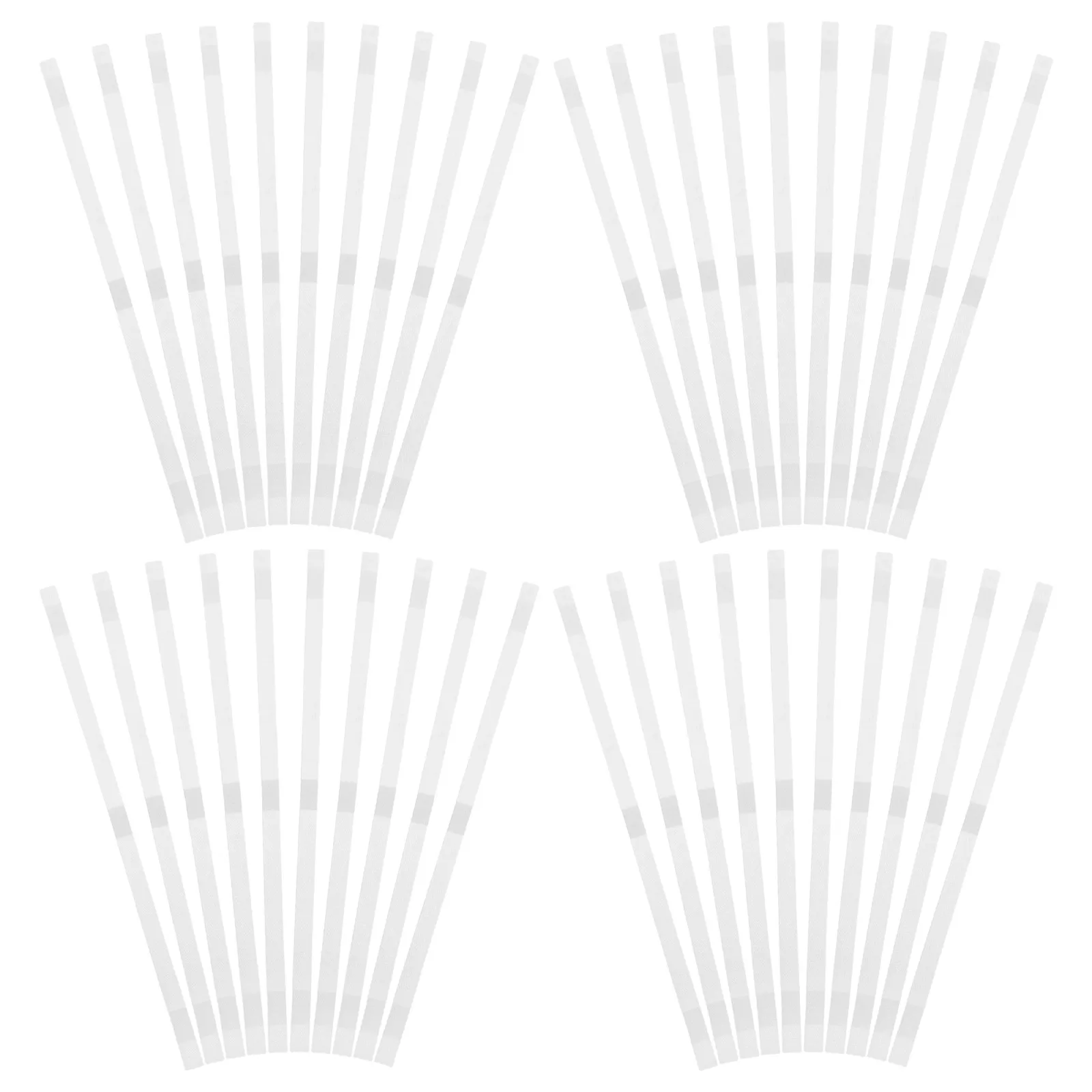 

50 Pcs Removable Hot Melt Adhesive Strip Glue Tape Resin Binding Strips for Presentation