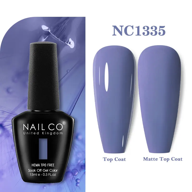 NAILCO 15ml Hema TPO-vrije Gel Nagellak Semi-permanente UV-lak Gel Nagelsalon Design TOP BASE Lak Hybride