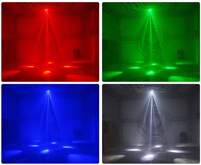 Super Effect DJ Bühnenbeleuchtung Projektor Vollfarbstrahl Rotierendes Bienenauge Blitzlicht für Disco Bar KTV Familientreffen – Detail 13