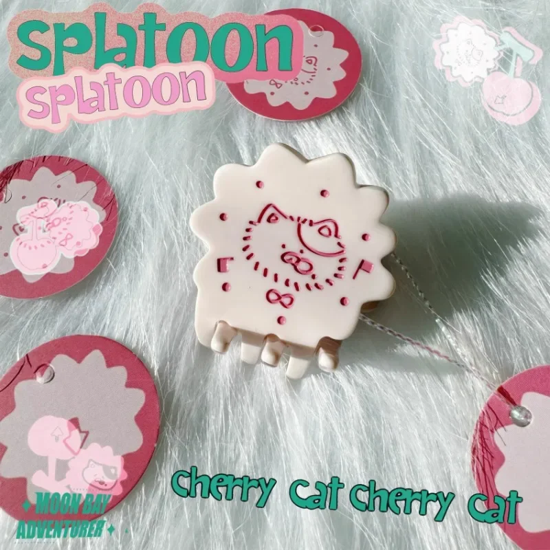 In Stock Splatoon3 Jet Fighter スプラトゥーン Cherry Judge Cat Bag with Acetic Acid Clip