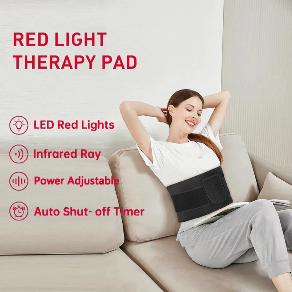 Multi-size Red Light Belt Full  Relief of Body Muscle Aches and Pains Wrap Burn Fat Wrap Slimming Machine Waist Pad Wholesalers